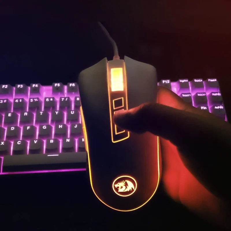 Redragon Cobra Gaming Mouse (White) (M711W-1)