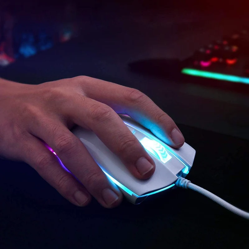 Redragon Cobra Gaming Mouse (White) (M711W-1)