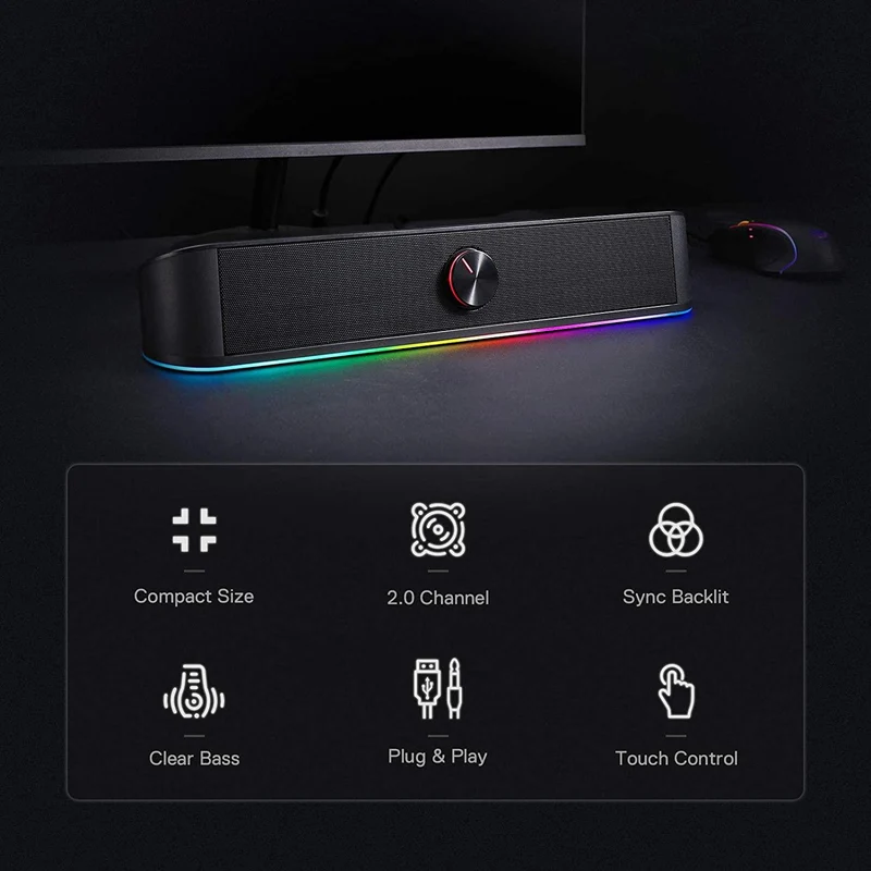 Redragon Adiemus Stereo Soundbar (GS560)