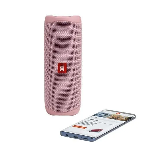 JBL Flip 5 Portable Waterproof Speaker (Pink)
