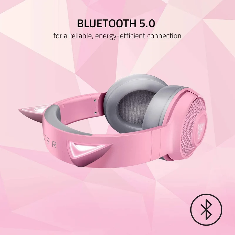 Razer Kraken BT Kitty Edition Wireless Bluetooth Headset (Quartz)