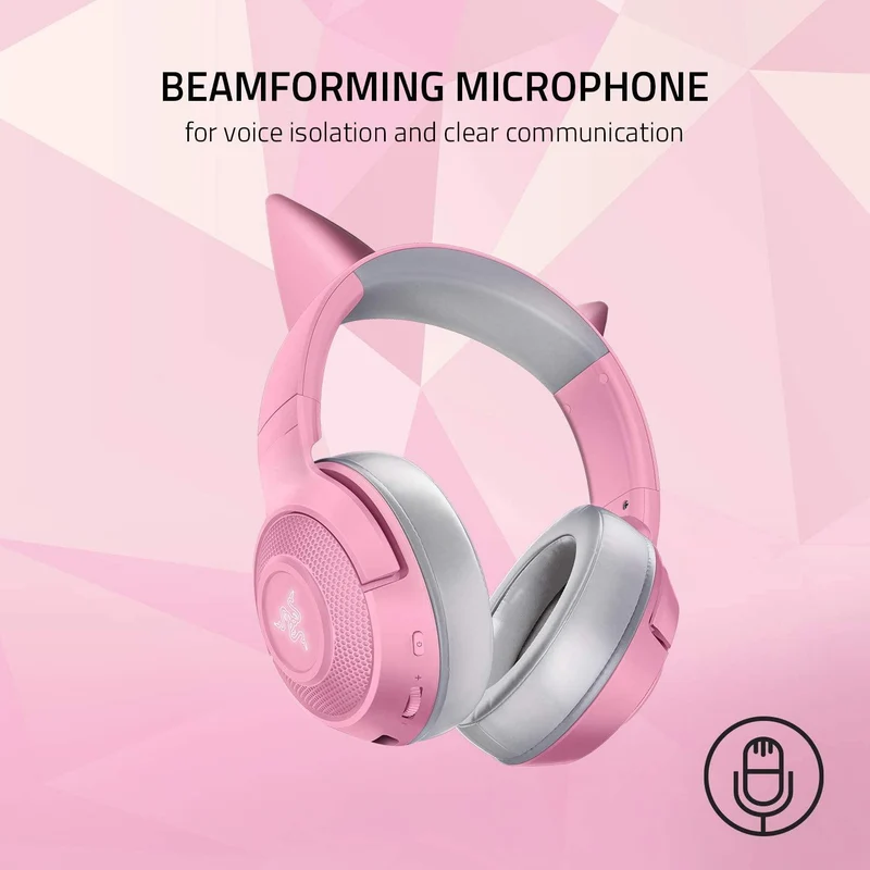 Razer Kraken BT Kitty Edition Wireless Bluetooth Headset (Quartz)