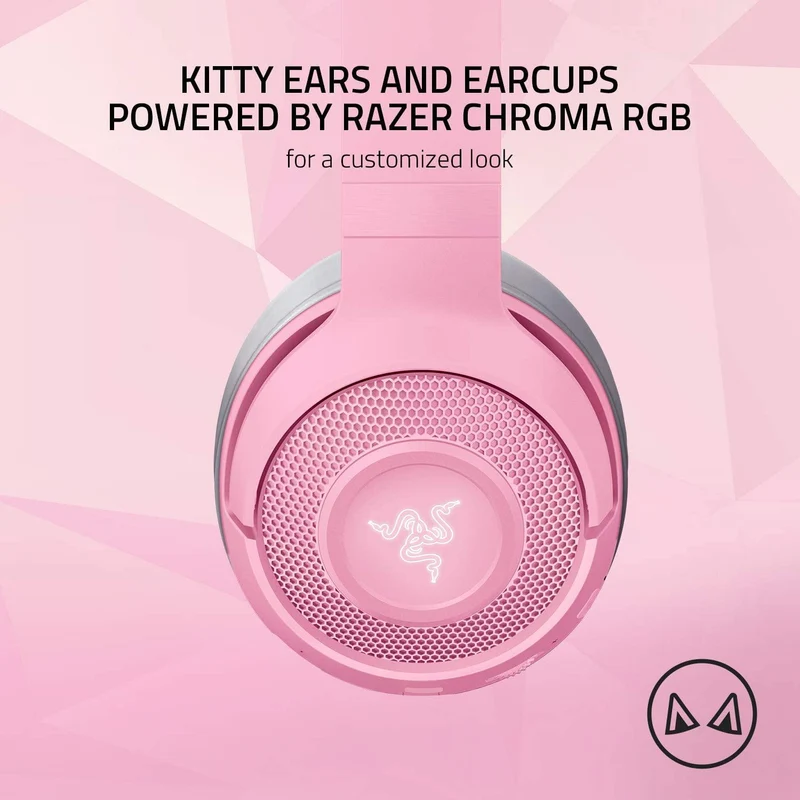 Razer Kraken BT Kitty Edition Wireless Bluetooth Headset (Quartz)
