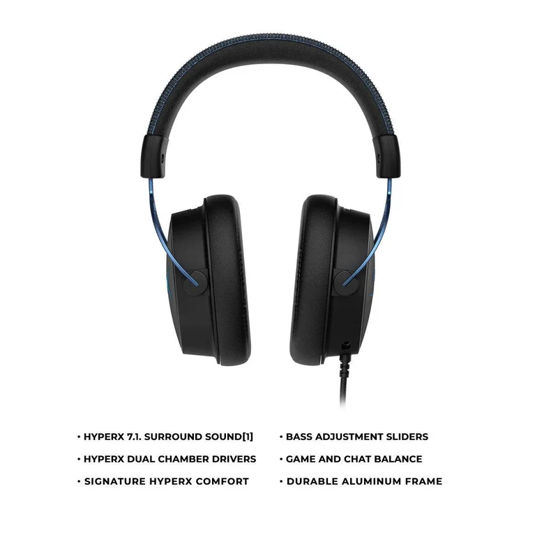 HyperX Cloud Alpha S Gaming Headset (Black/Blue) (4P5L3AA)
