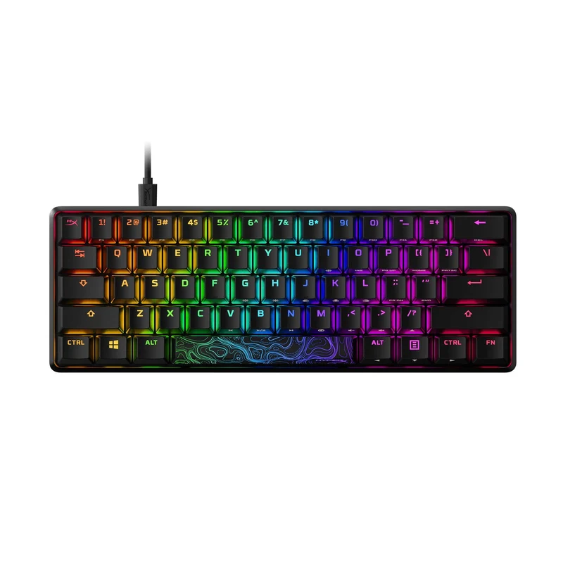 Hyperx Alloy Origins 60 RGB Mechanical Gaming Keyboard (Black) (Aqua Tactile Switch)