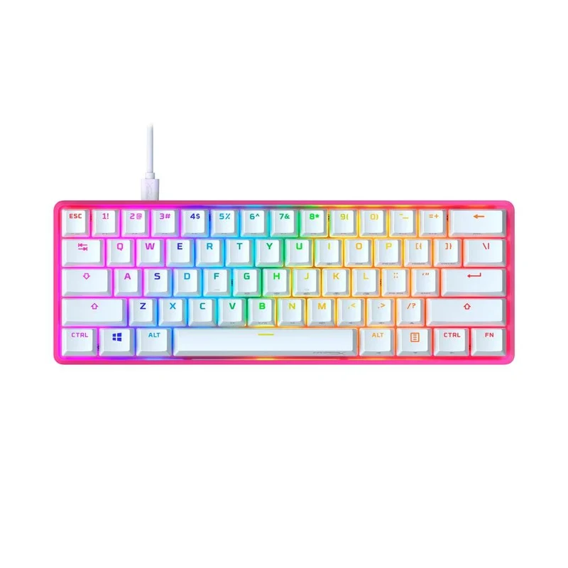 HyperX Alloy Origins 60 RGB Mechanical Gaming Keyboard (Pink) (Red Linear Switch)
