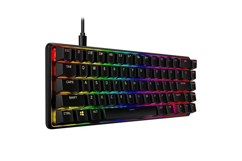 HYPERX Alloy Origins 65 RGB Mechanical Gaming Keyboard (Aqua Tactile Switch)