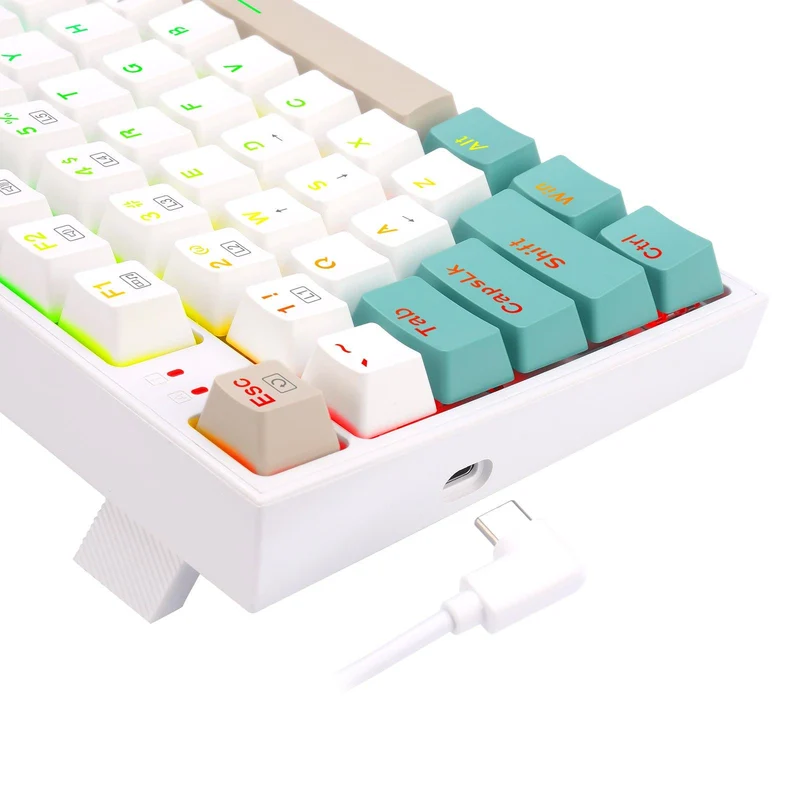 Redragon KITAVA RGB Wired Mechanical Gaming Keyboard (Dust-Proof Red Switch) (K636WGC-RGB)