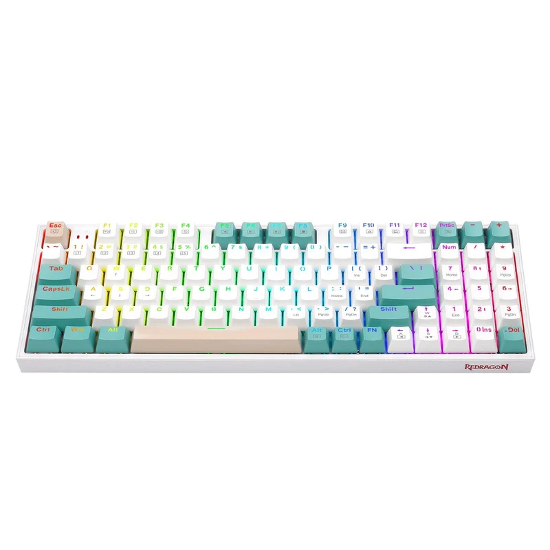 Redragon KITAVA RGB Wired Mechanical Gaming Keyboard (Dust-Proof Red Switch) (K636WGC-RGB)
