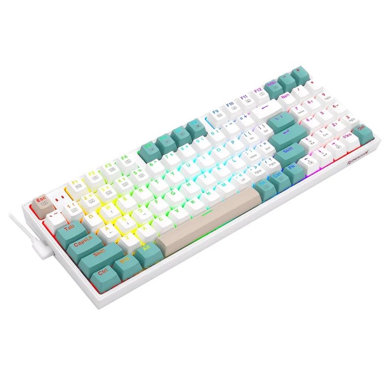 Redragon KITAVA RGB Wired Mechanical Gaming Keyboard (Dust-Proof Red Switch) (K636WGC-RGB)