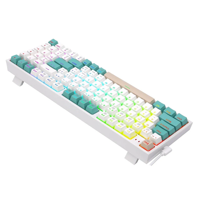 Redragon KITAVA RGB Wired Mechanical Gaming Keyboard (Dust-Proof Red Switch) (K636WGC-RGB)