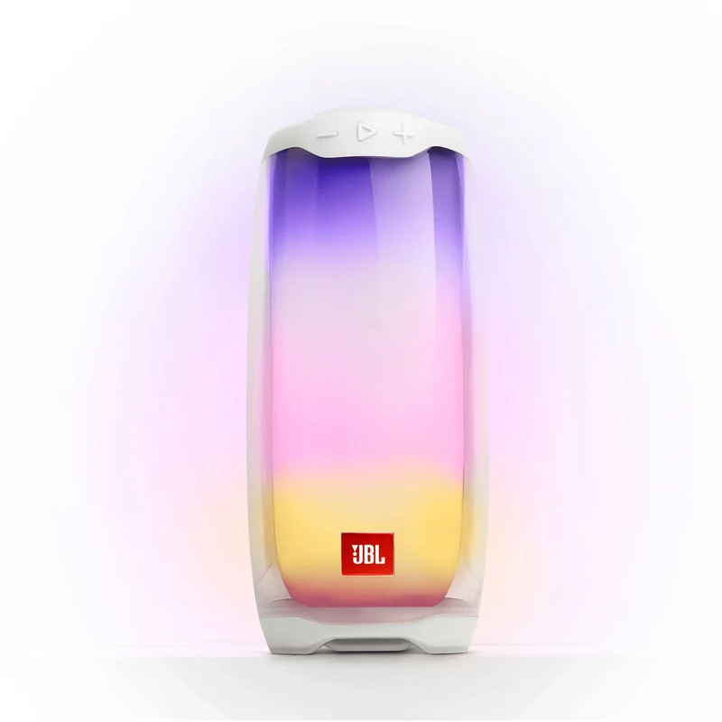 JBL Pulse 4 Portable Bluetooth Speaker (White)