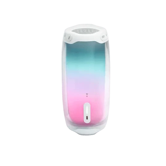 JBL Pulse 4 Portable Bluetooth Speaker (White)