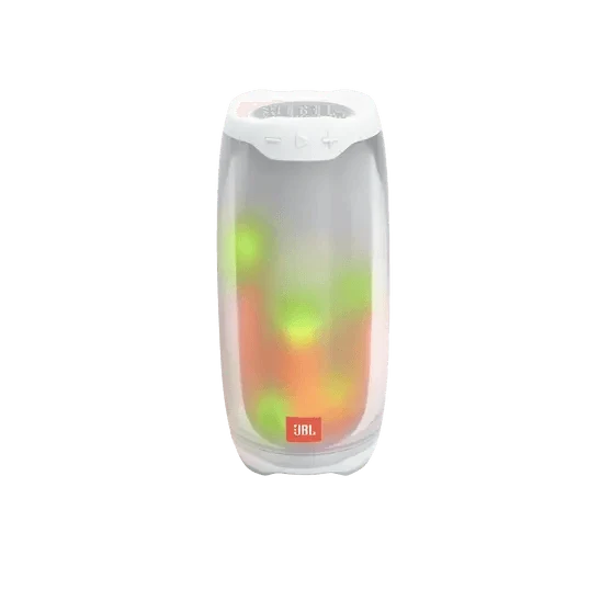 JBL Pulse 4 Portable Bluetooth Speaker (White)