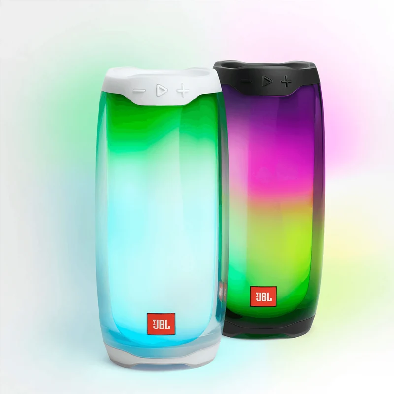 JBL Pulse 4 Portable Bluetooth Speaker (White)