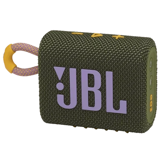 JBL Go 3 Portable Bluetooth Speaker (Blue, Green, Yellow, Red, Black, Black Orange, White, Teal, Blue Pink, Pink, Orange, Grey)