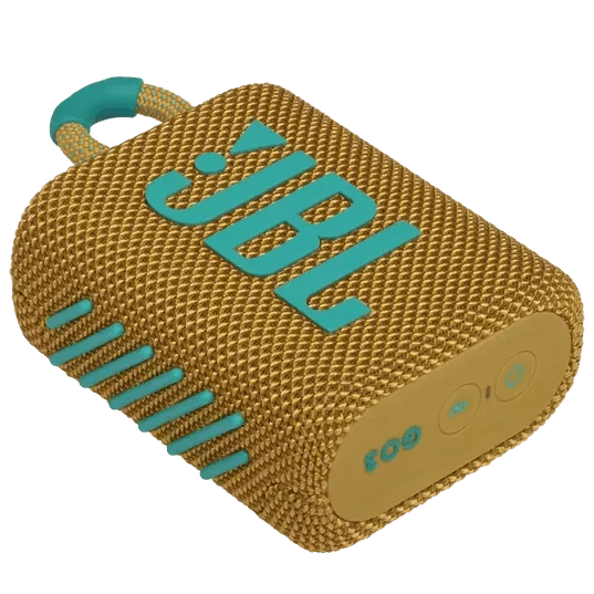 JBL Go 3 Portable Bluetooth Speaker (Blue, Green, Yellow, Red, Black, Black Orange, White, Teal, Blue Pink, Pink, Orange, Grey)