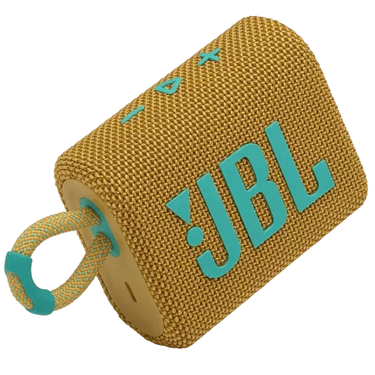 JBL Go 3 Portable Bluetooth Speaker (Blue, Green, Yellow, Red, Black, Black Orange, White, Teal, Blue Pink, Pink, Orange, Grey)