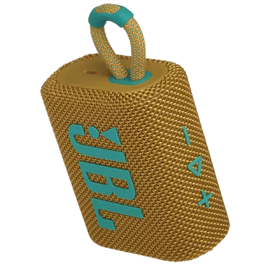 JBL Go 3 Portable Bluetooth Speaker (Blue, Green, Yellow, Red, Black, Black Orange, White, Teal, Blue Pink, Pink, Orange, Grey)