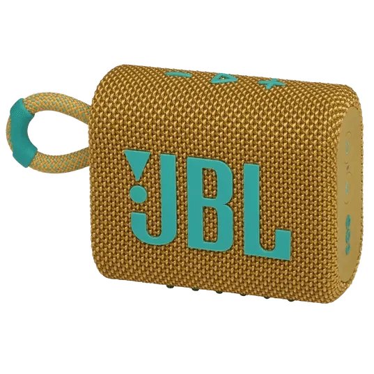 JBL Go 3 Portable Bluetooth Speaker (Blue, Green, Yellow, Red, Black, Black Orange, White, Teal, Blue Pink, Pink, Orange, Grey)