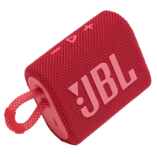 JBL Go 3 Portable Bluetooth Speaker (Blue, Green, Yellow, Red, Black, Black Orange, White, Teal, Blue Pink, Pink, Orange, Grey)