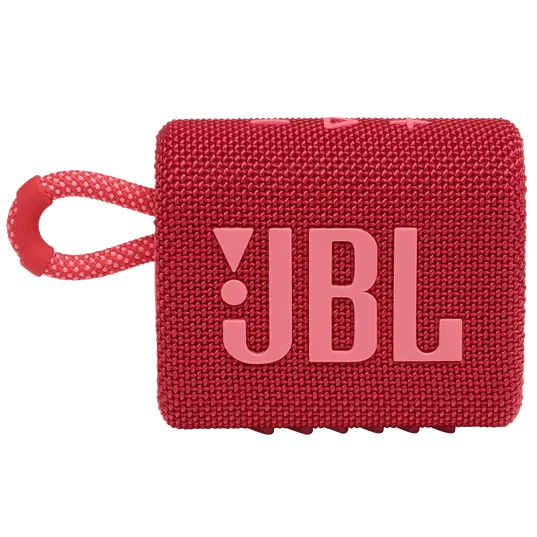 JBL Go 3 Portable Bluetooth Speaker (Blue, Green, Yellow, Red, Black, Black Orange, White, Teal, Blue Pink, Pink, Orange, Grey)