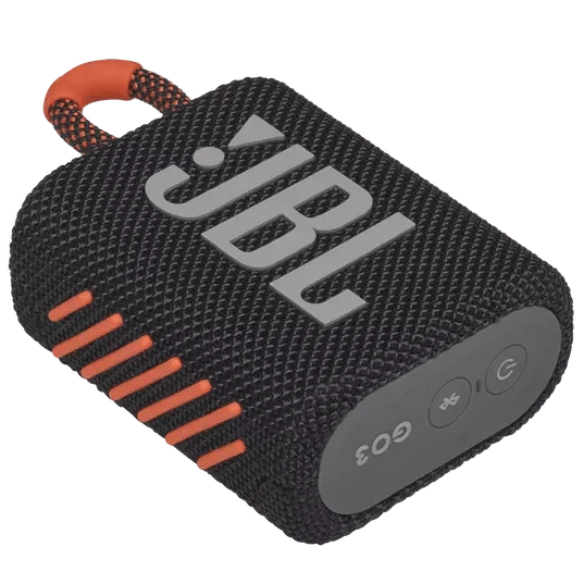 JBL Go 3 Portable Bluetooth Speaker (Blue, Green, Yellow, Red, Black, Black Orange, White, Teal, Blue Pink, Pink, Orange, Grey)