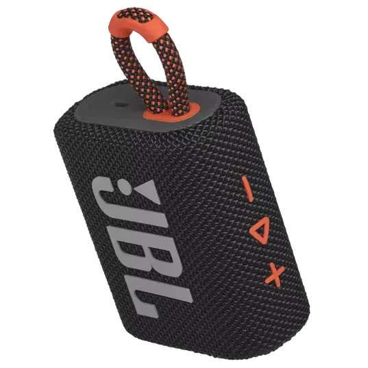 JBL Go 3 Portable Bluetooth Speaker (Blue, Green, Yellow, Red, Black, Black Orange, White, Teal, Blue Pink, Pink, Orange, Grey)