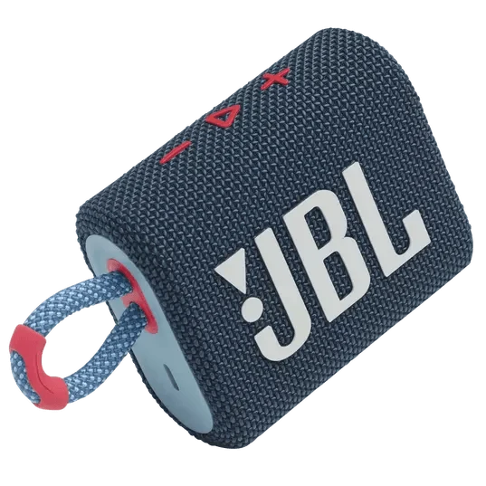 JBL Go 3 Portable Bluetooth Speaker (Blue, Green, Yellow, Red, Black, Black Orange, White, Teal, Blue Pink, Pink, Orange, Grey)