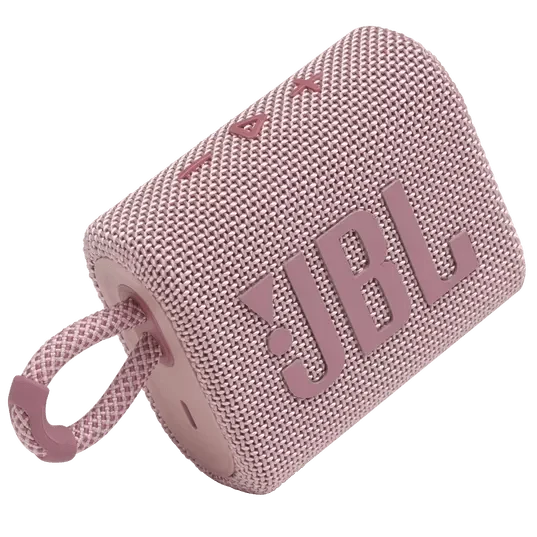 JBL Go 3 Portable Bluetooth Speaker (Blue, Green, Yellow, Red, Black, Black Orange, White, Teal, Blue Pink, Pink, Orange, Grey)