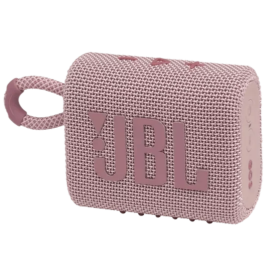 JBL Go 3 Portable Bluetooth Speaker (Blue, Green, Yellow, Red, Black, Black Orange, White, Teal, Blue Pink, Pink, Orange, Grey)