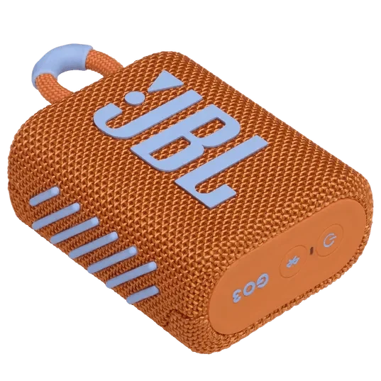 JBL Go 3 Portable Bluetooth Speaker (Blue, Green, Yellow, Red, Black, Black Orange, White, Teal, Blue Pink, Pink, Orange, Grey)