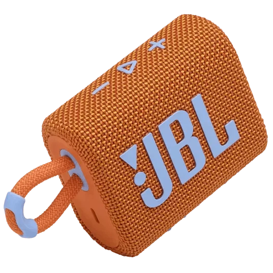 JBL Go 3 Portable Bluetooth Speaker (Blue, Green, Yellow, Red, Black, Black Orange, White, Teal, Blue Pink, Pink, Orange, Grey)