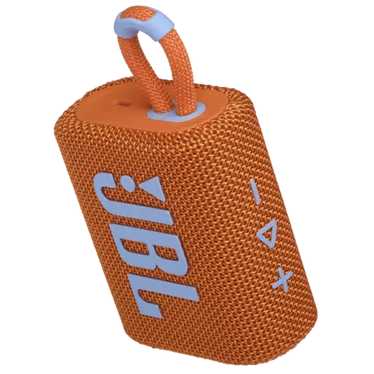 JBL Go 3 Portable Bluetooth Speaker (Blue, Green, Yellow, Red, Black, Black Orange, White, Teal, Blue Pink, Pink, Orange, Grey)