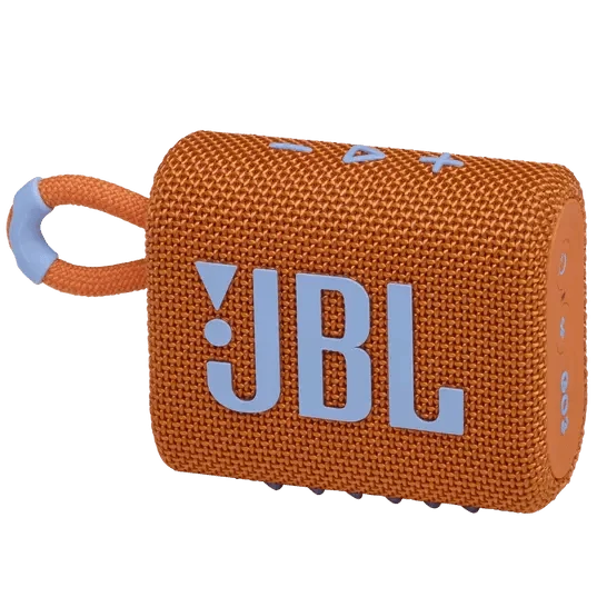 JBL Go 3 Portable Bluetooth Speaker (Blue, Green, Yellow, Red, Black, Black Orange, White, Teal, Blue Pink, Pink, Orange, Grey)