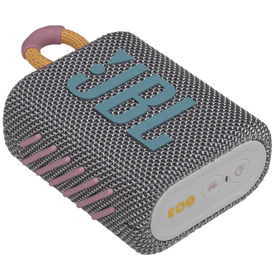 JBL Go 3 Portable Bluetooth Speaker (Blue, Green, Yellow, Red, Black, Black Orange, White, Teal, Blue Pink, Pink, Orange, Grey)