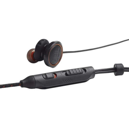 JBL Quantum 50 Wired In-Ear Gaming Headset W/ Volume Slider & Mic Mute (Black)
