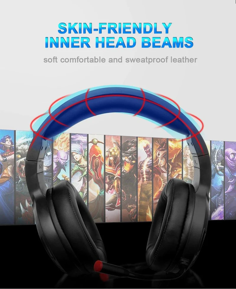 REDRAGON MENTO RGB STEREO WIRED GAMING HEADSET (WHITE) (H270-W)