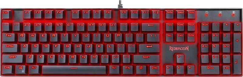 Redragon Mitra Mechanical Gaming Keyboard (Dust-Proof Blue, Dust-Proof Red) (K551-1)