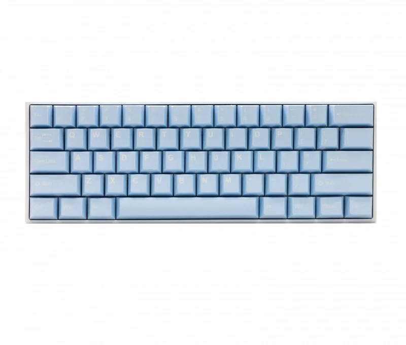 Taihao Double Shot ABS-Cubic Keycaps Set For Cherry MX Switch (150-Keys) (Blue Glacial Lake) (T01BG101)
