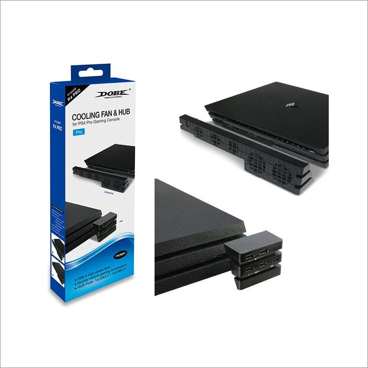PS4 Dobe Cooling Fan & Hub For PS4 Pro Gaming Console Tp4-894