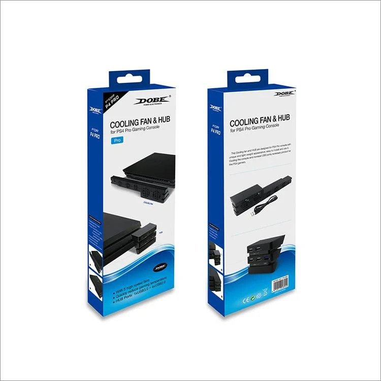 PS4 Dobe Cooling Fan & Hub For PS4 Pro Gaming Console Tp4-894