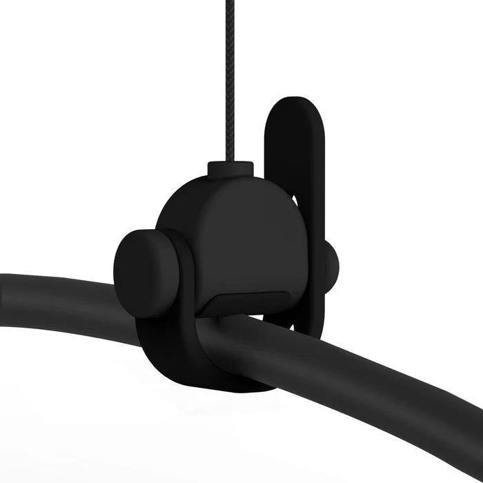 KIWI DESIGN Silent VR Cable Management Pulley System (3pcs) (V2-Black)