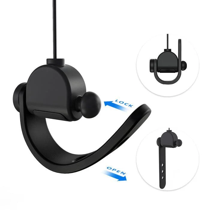 KIWI DESIGN Silent VR Cable Management Pulley System (3pcs) (V2-Black)
