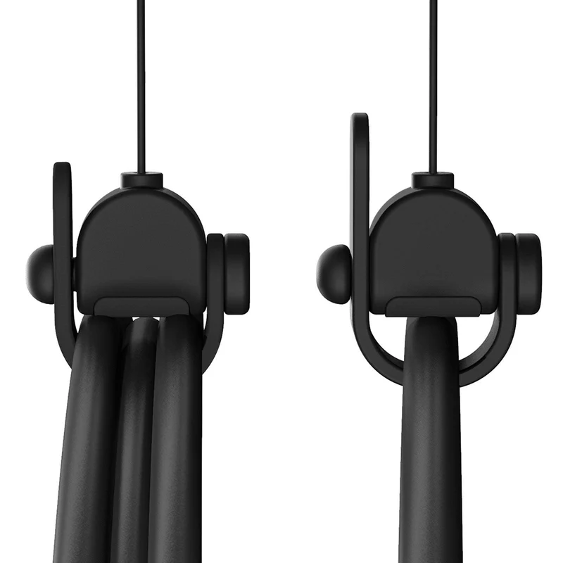 KIWI DESIGN Silent VR Cable Management Pulley System (3pcs) (V2-Black)
