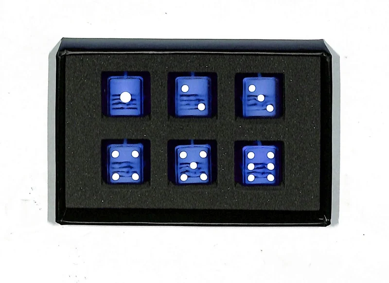 Taihao Double Shot ABS-CUBIC Novelty Backlit Keycaps Set For Cherry MX Switch (6-Keys) (Skyblue) (T01BU101)