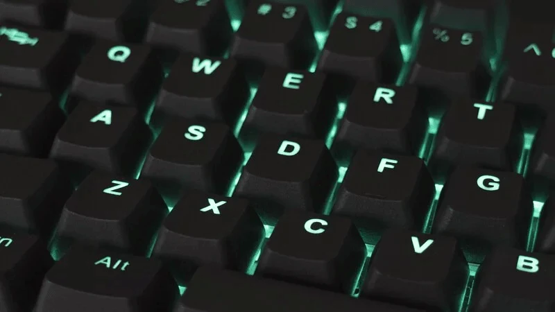 TaiHao Double Shot PBT Backlit Keycaps Set For Cherry MX Switch (108-Keys) (Black) (C22BK101)