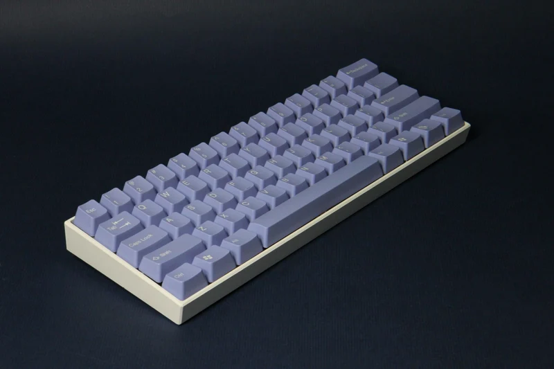 TAIHAO DOUBLE SHOT ABS KEYCAPS SET FOR CHERRY MX SWITCH (104-KEYS) (PURPLE WAVE) (C01PP102)