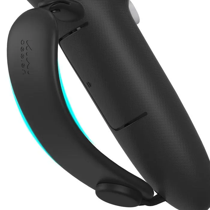 KIWI Design Top Version Controller Grips Cover Compatible With Oculus Quest 2 (KW-Q1Pro-3-Purple-1-US)