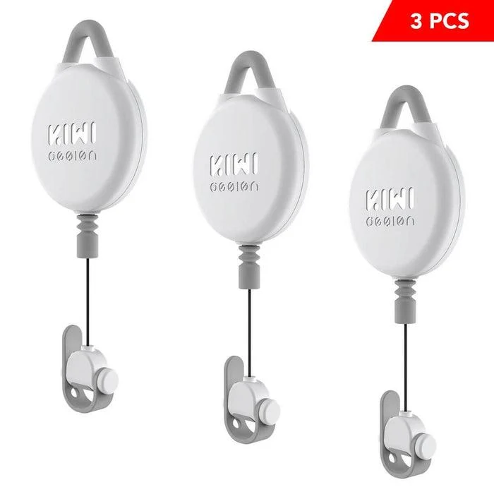 KIWI Design Silent VR Cable Management Pulley System (3pcs) (V2-White)